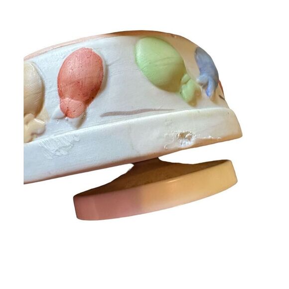 Vintage 1970s ALBERT E PRICE Porcelain Clown Music Box Send in the Clowns Works - Picture 9 of 9